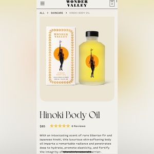 Wonder Valley Hinoki Body Oil